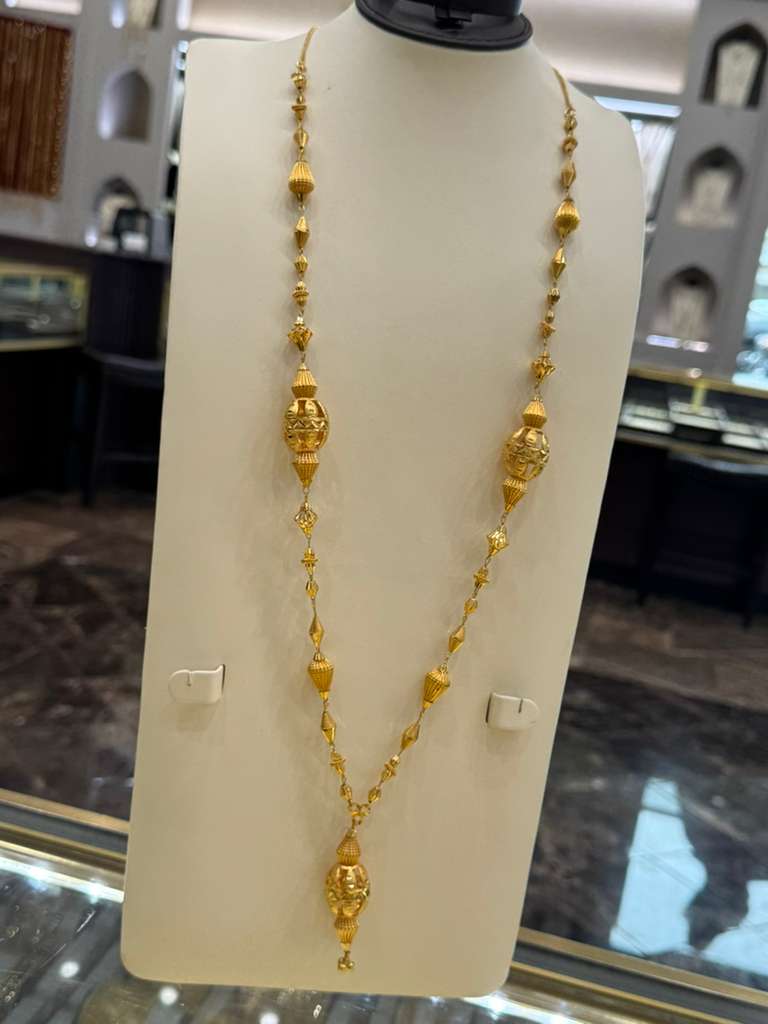 21K Gold Long Necklace - SD30508